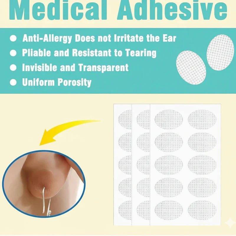 Premium Earlobe Support Patches (100 PCS)